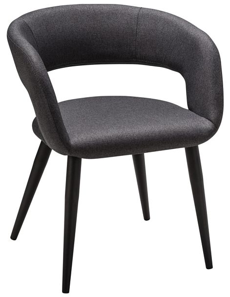 Кресло Hugs Тм.Сер/Черный - Вид 1