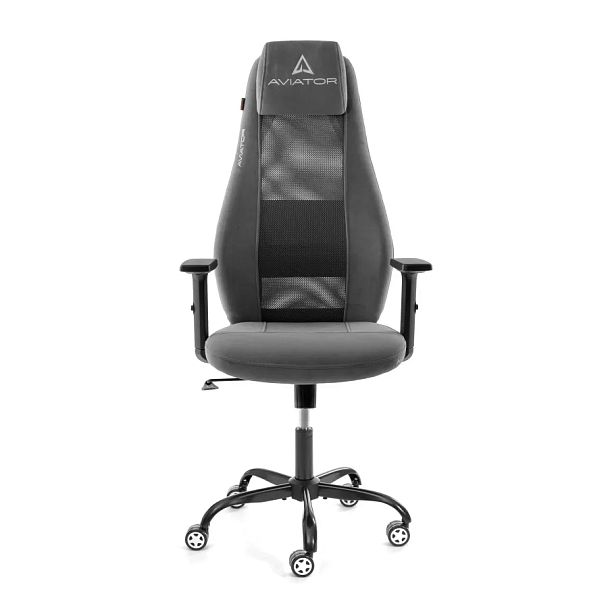 Кресло Авиатор Плт Металбл/Aviator Plt Metalbl, флок/ткань, серый - Вид 5