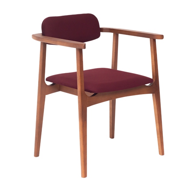 Стул Gavi, велюр Velutto 29, каркас бук морилка светлый орех - Вид 1