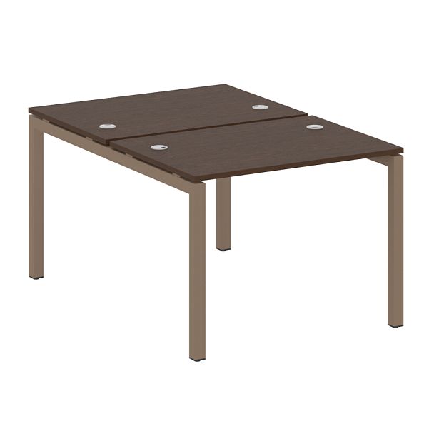 Metal System Quattro Р. ст. на П-образном м/к 50БП.РАС-СП-2.1 Венге/Мокко металл 1000*1475*750 - Вид 1