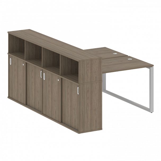 Рабочая станция "Metal System" БО.РС-СШК-4.2 вяз/серый - Вид 1