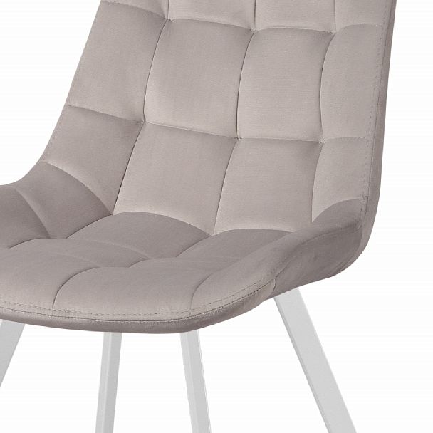 Стул поворотный Эйден М, Confetti silver/белый - Вид 7