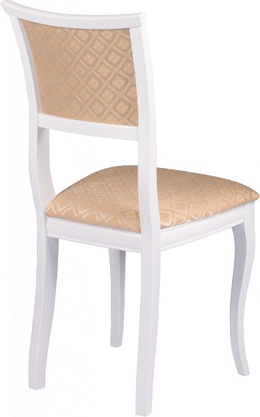 Комплект деревянных стульев с мягким сиденьем Камир Белый/Бежевый жаккард, 3 шт. - Вид 4