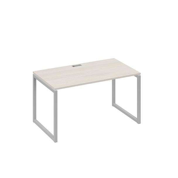 Стол письменный на металлокаркасе QUATTRO A4 А4 Б4 024 БП дуб / металлокаркас серый - Вид 1