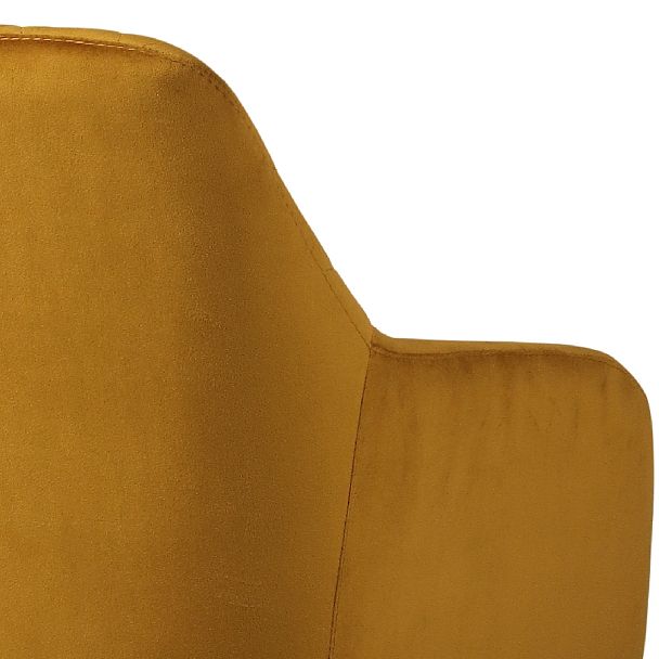 Комплект полубарных поворотных кресел Барли К, Confetti chai tea/белый, 4 шт. - Вид 10