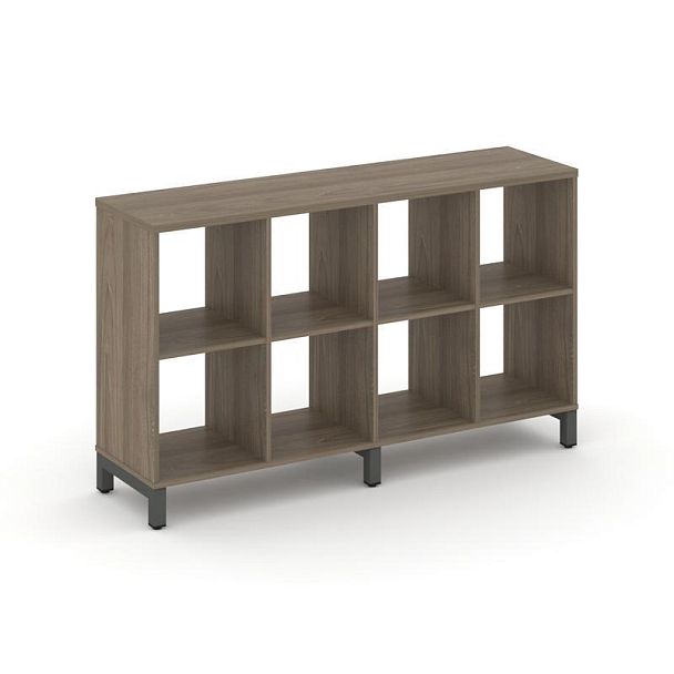 Стайл Проджект Каркас стеллажа 2 яр. SN.KS-240 Вяз Благородный/Металл Антрацит 1488*400*881 - Вид 1