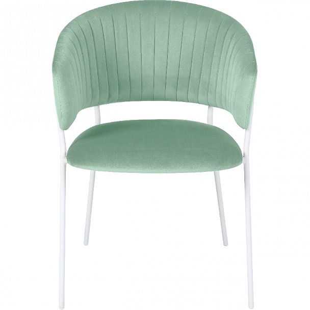 Комплект кухонных стульев Даксон мятный велюр/белый, 2 шт. - Вид 2