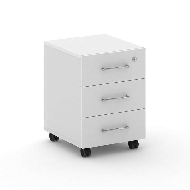 Cross Тумба мобильная CRF.TM-2 Белый F/Белый Бриллиант UM 420*460*587 - Вид 1