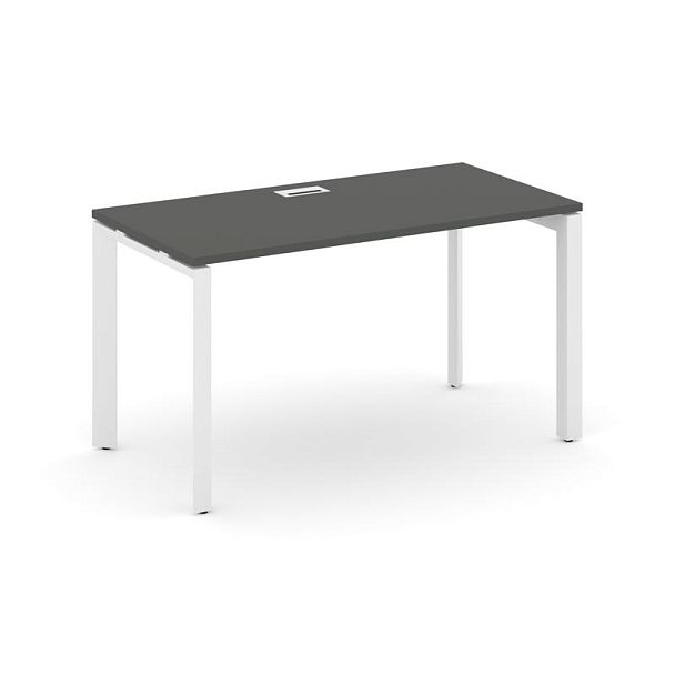 Стайл Проджект Некст / Style Project Next Стол письменный SN-59P.SP-015 Антрацит/Металл Белый/Белый Заглушка 1780*700*750 - Вид 1