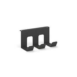 Кабель-канал горизонтальный KKGV-20 Металл Антрацит 200*115*100 - Фото предпросмотра