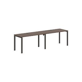 Стол 2-х местный EUWST 2767 Дуб Денвер тёмный/Мокко 2726х670х750 EDIS - Фото предпросмотра