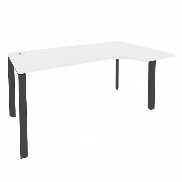Стол эргономичный "Onix" O.MP-SA-1 белый/антрацит - Вид 1