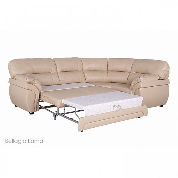 Угловой диван "Бруклин" в коже - Вид 3