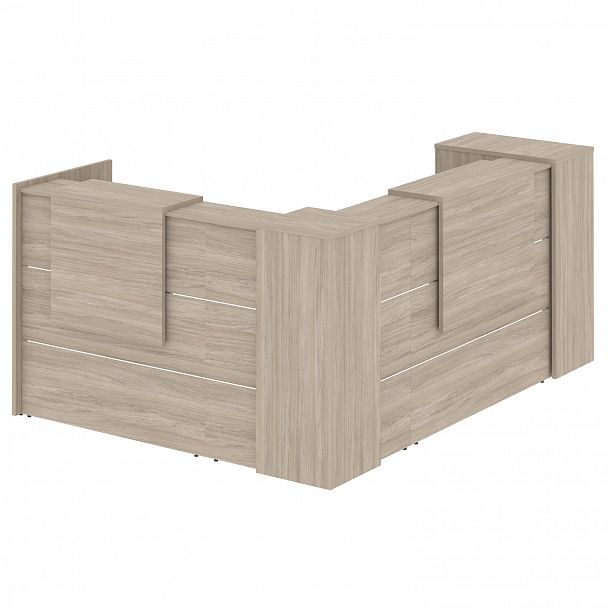 Ресепшн Г-образный "Onix" O.R-K-27 дуб аттик - Вид 2