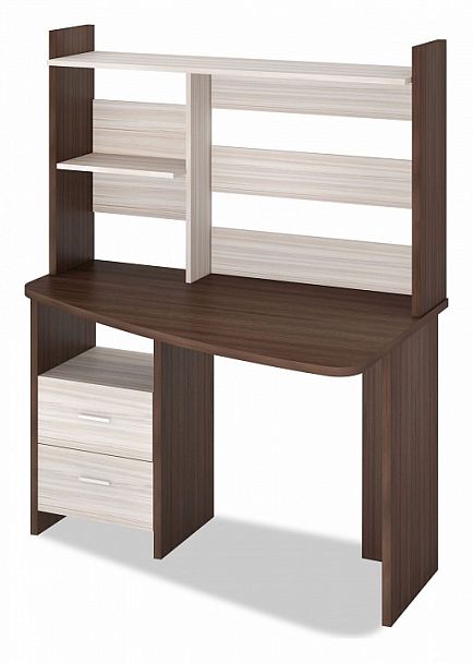 Стол компьютерный Домино Лайт СКЛ-Крл 120+НКЛ-120 Карамель/Шамони правый - Вид 1