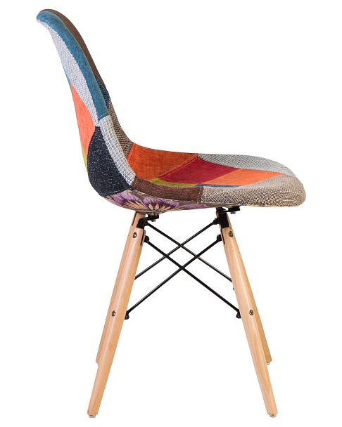 Стул обеденный LMZL-PP623 (ножки светлый бук, цвет сиденья мозаика) - Вид 3