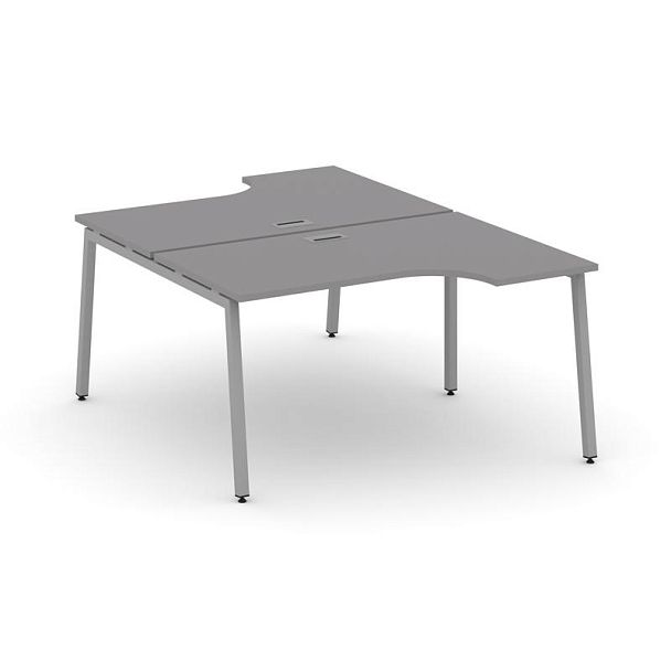 Стайл Проджект Рабочая станция эргономичная SN-4A.DRPA-021 Серый Пепел/Металл Серый 1380*1632/1992*7 - Вид 1