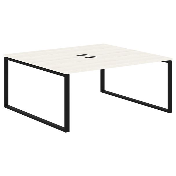 Стол 2-х местный EQWST 1716 Ясень Траун/Черный 1760х1606х750 EDIS - Вид 1