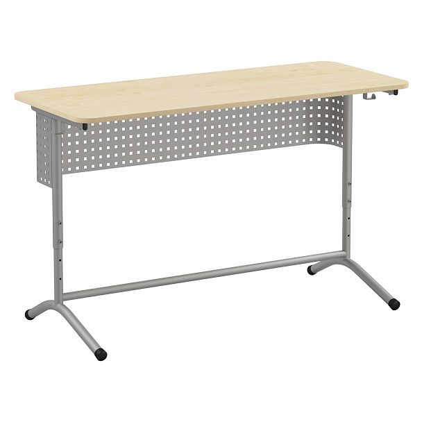 Стол ученический "102 РДП"  2-местный рег., закругл. углы, "Дуга" гр 4-6 МДФ 16мм - Вид 2