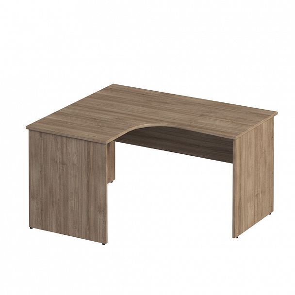 Стол эргономичный левый "Комфорт" К 134 дуб шамони темный - Вид 1