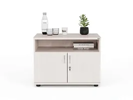 UNITY РТ3-02 ДУБ МОЛОЧНЫЙ Тумба для орг.техники 800x550x600 - Фото предпросмотра