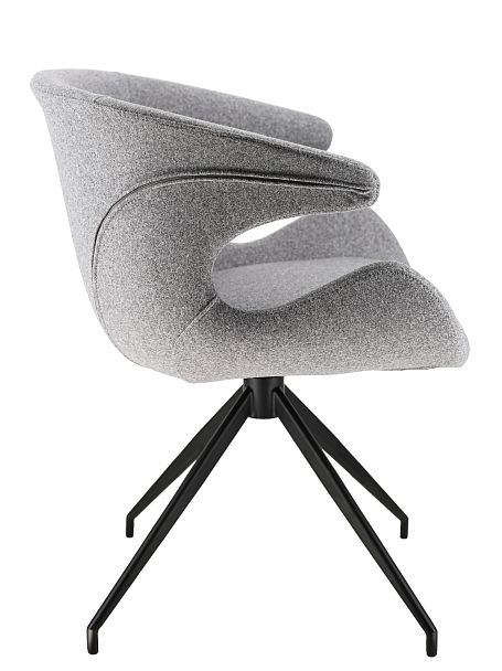 Обеденное кресло Everprof Liberty (Либерти) Ткань Серый - Вид 3