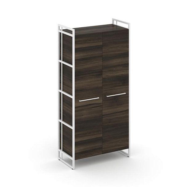 Rift Шкаф 4 ниши широкий RF.SS-41 Дуб Мали/Металл Белый 798*396*1648 - Вид 1