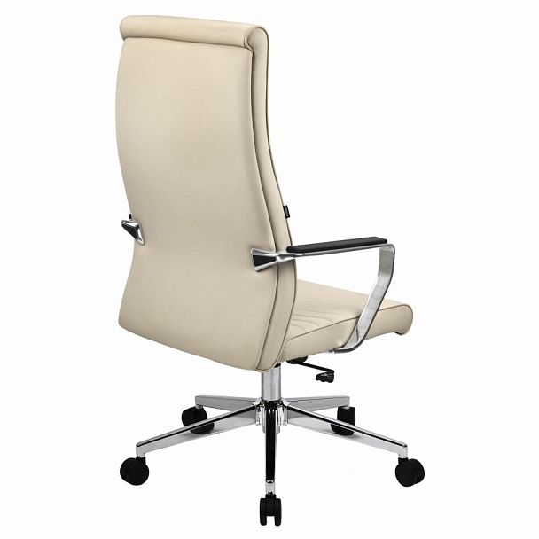 Кресло BRABIX PREMIUM Solo EX-730, алюминий, хром, экокожа, бежевое, 532937 - Вид 5