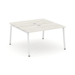 Стайл Проджект Рабочая станция 2-х сторон. SN-4A.DRS-001 Дуб Наварра/Металл Белый 980*1232*750 - Фото предпросмотра