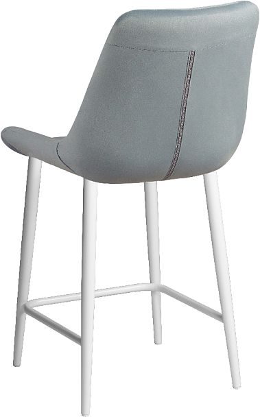 Комплект полубарных поворотных стульев Эйден, Confetti dusty blue/белый, 3 шт. - Вид 6