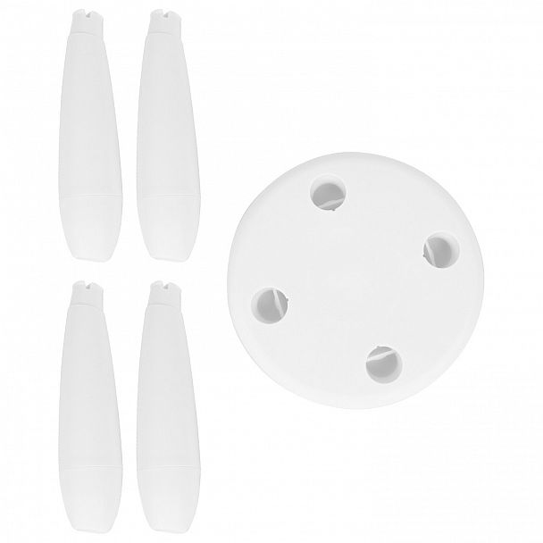 Табурет детский МАМОНТ белый, от 2 до 7 лет, безвредный пластик, 01.022.01.04.1 - Вид 6