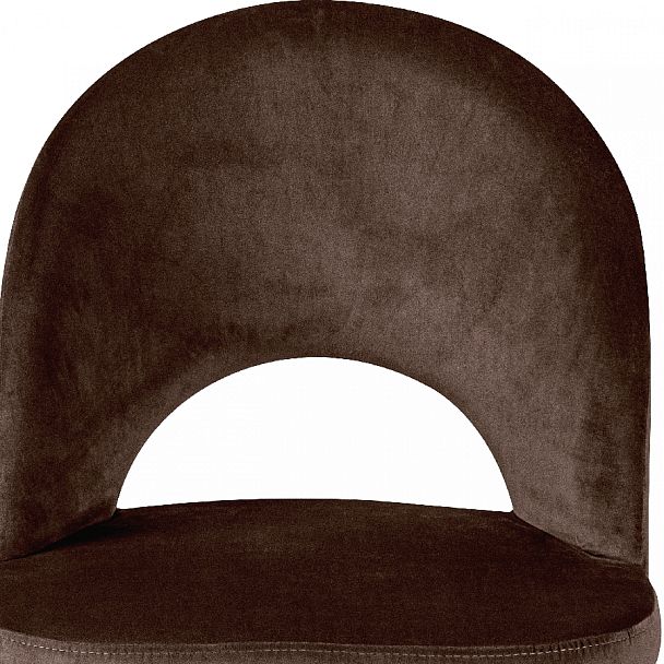 Комплект кухонных стульев Рэди коричневый велюр/черный, 4 шт. - Вид 7