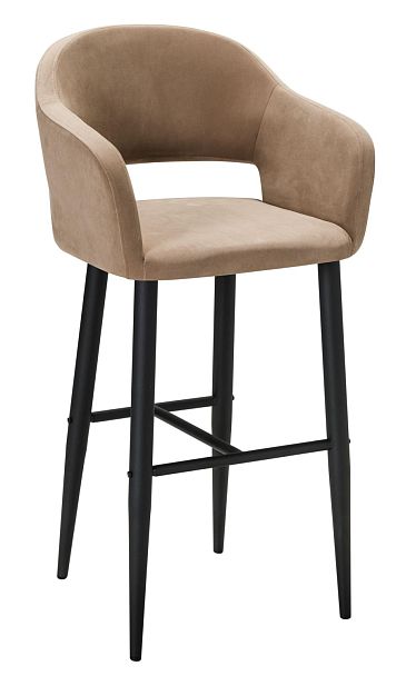 Кресло Бар Oscar Diag beige/черный - Вид 1