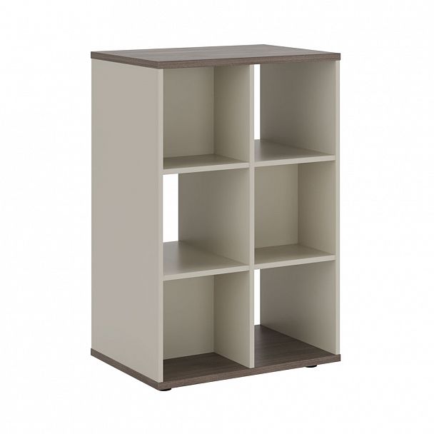 Стеллаж двусторонний New Line 72x51x110 дуб шамони темный - Вид 1