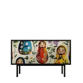 Комод с четырьмя ящиками Emerson Матрешки арт EM05/Art04 - Фото предпросмотра