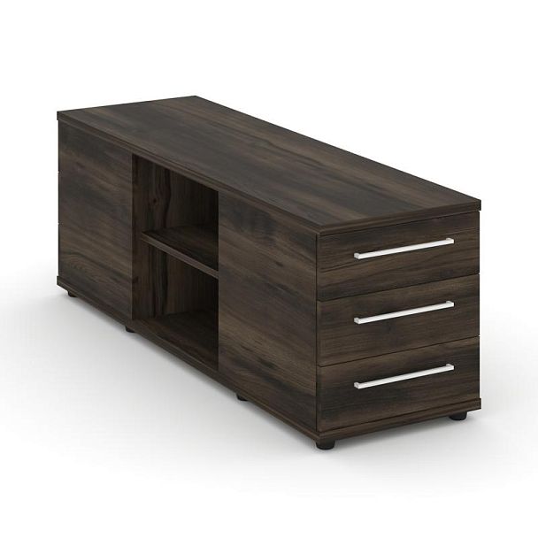 Rift Тумба опорная/приставная RF.TOPD-002 Дуб Мали/Металл Белый 1432*450*523 - Вид 1