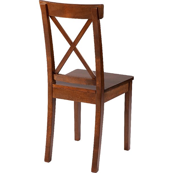 Комплект деревянных стульев с жестким сиденьем Бергольф Темный орех, 2 шт. - Вид 4