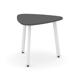 Стайл Проджект Стол переговорный SN-6.SPRG-70.3 Антрацит/Металл Белый 900*900*750 - Фото предпросмотра
