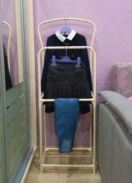 Вешалка Sheffilton SHT-SUR3 ваниль/бежевый - Вид 7