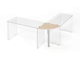 ЛАЙТ / LIGHT RLG012-6x6 Угловой сектор 60x60x2,2 Дуб Сонома - Фото предпросмотра