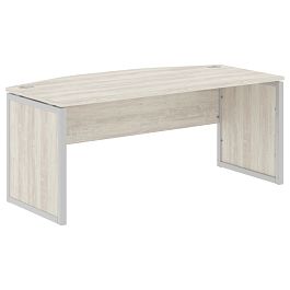 Стол руководителя XQPET 189 Сосна Эдмонт/Алюминий 1800х914х750 XTEN-QP - Фото предпросмотра