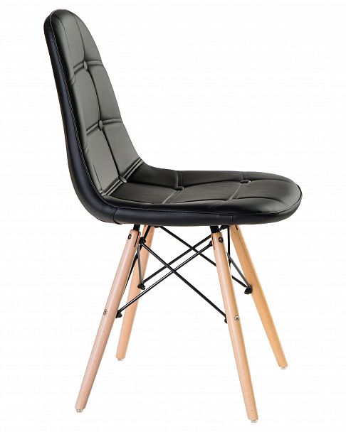 Стул обеденный DOBRIN BENNET (ножки светлый бук, чёрный) - Вид 3