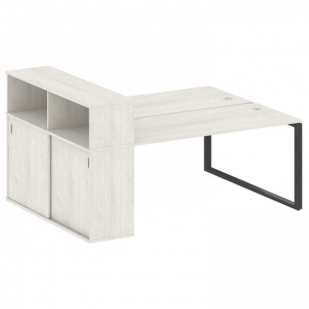 Рабочая станция "Metal System" БО.РС-СШК-2.4 дуб наварра/антрацит - Вид 1