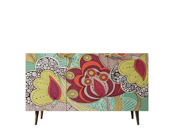 Комод Berber три дверки 6 принт арт BB01/Print_06 - Вид 1