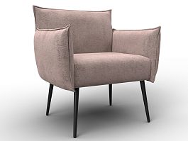 Кресло Лига-083 Велюр бежевый - Фото предпросмотра