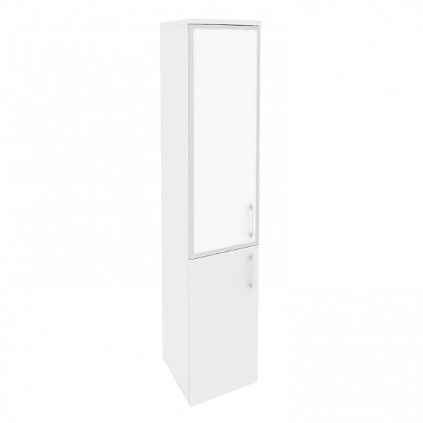 Шкаф "Onix" O.SU-1.2R white/black белый - Вид 2