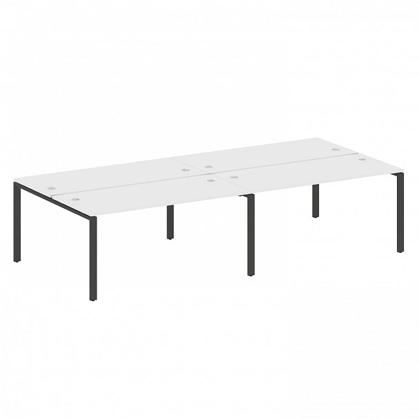 Рабочая станция "Metal System" БП.СМ-4.4 белый/антрацит - Вид 1