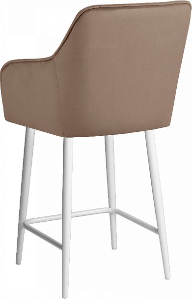 Комплект полубарных поворотных кресел Мони К, Confetti latte/белый, 4 шт. - Вид 6