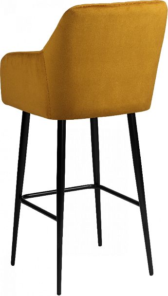 Комплект барных поворотных кресел Барли К, Confetti chai tea/черный, 2 шт. - Вид 6