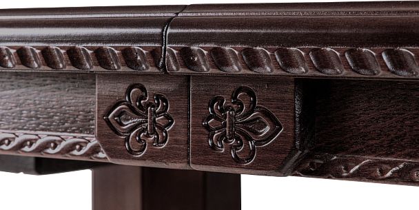 Стол деревянный раскладной Лорель 140 Венге - Вид 9